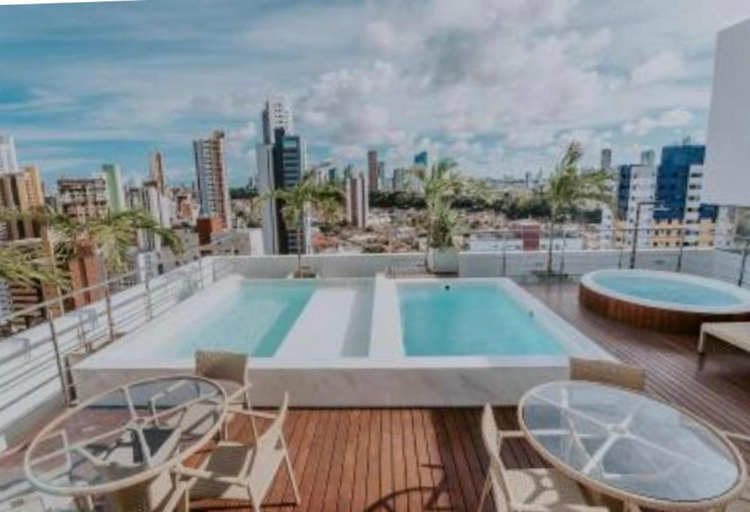 Manaira Apart Hotel Joao Pessoa Bagian luar foto